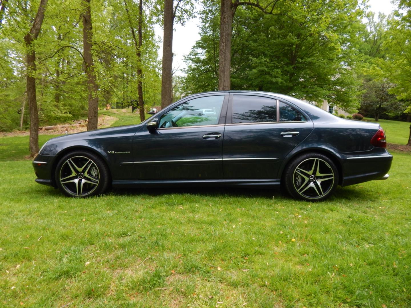 2005 Blue /Black Leather Mercedes-Benz AMG E55 AMG (WDBUF76J45A) with an 5.4L V8 SOHC 24V SUPERCHARGED engine, 5-Speed Automatic Overdrive transmission, located at 6528 Lower York Road, New Hope, PA, 18938, (215) 862-9555, 40.358707, -74.977882 - Here for sale is a super cool, very rare, 2005 Mercedes-Benz E55 AMG. Under the hood is one of Mercedes best V8's, the supercharged 5.4 liter. It puts the power to the rear wheels via an automatic 5 speed transmission equipped with push button speed shift technology. Options include: keyless entry - Photo#1